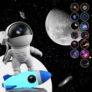 Astronaut Galaxy Projector - 12 Themes